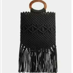 Danielle Nicole Macrame Handbag